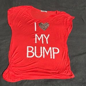 Cute I Love My Bump Tee